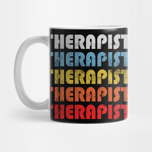 Therapist gift retro design. Perfect present for mom dad friend him or her by SerenityByAlex